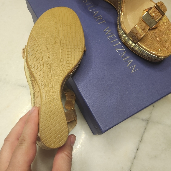 Stuart Weitzman wedge sandal - Picture 2 of 2